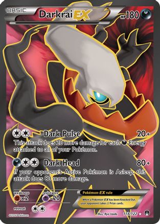 Darkrai EX (Full Art) 118/122 - Holofoil XY  BREAKpoint - Ultra Rare