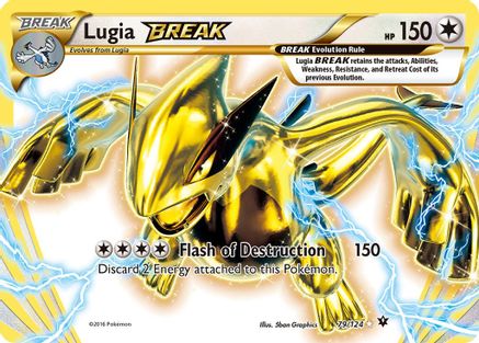 Lugia BREAK 079/124 - Holofoil XY  Fates Collide - Rare BREAK