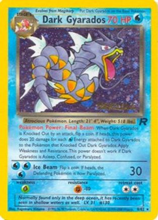 Dark Gyarados (Prerelease) 8/82 - Holofoil WoTC Promo - Promo