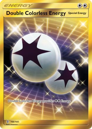 Double Colorless Energy (Secret) 166/145 - Holofoil SM Guardians Rising - Secret Rare