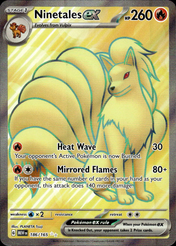 SV: Scarlet & Violet 151 #186/165 Ninetales ex