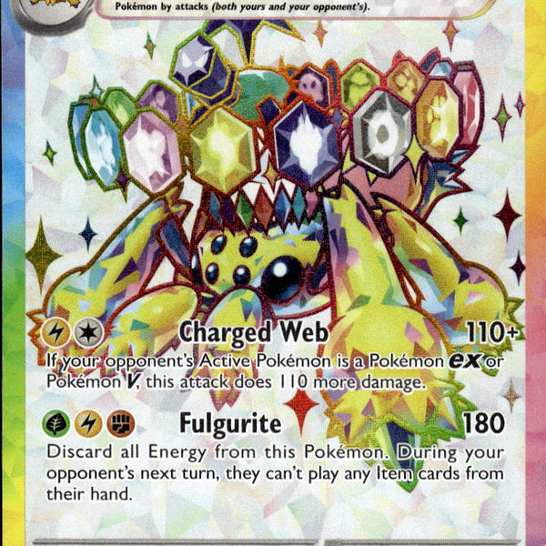 159 142 pokemon card Pokemon TCG SV7: Stellar Crown #159/142 Galvantula ex