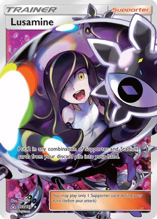 Lusamine (Full Art) 153/156 - Holofoil SM Ultra Prism - Ultra Rare