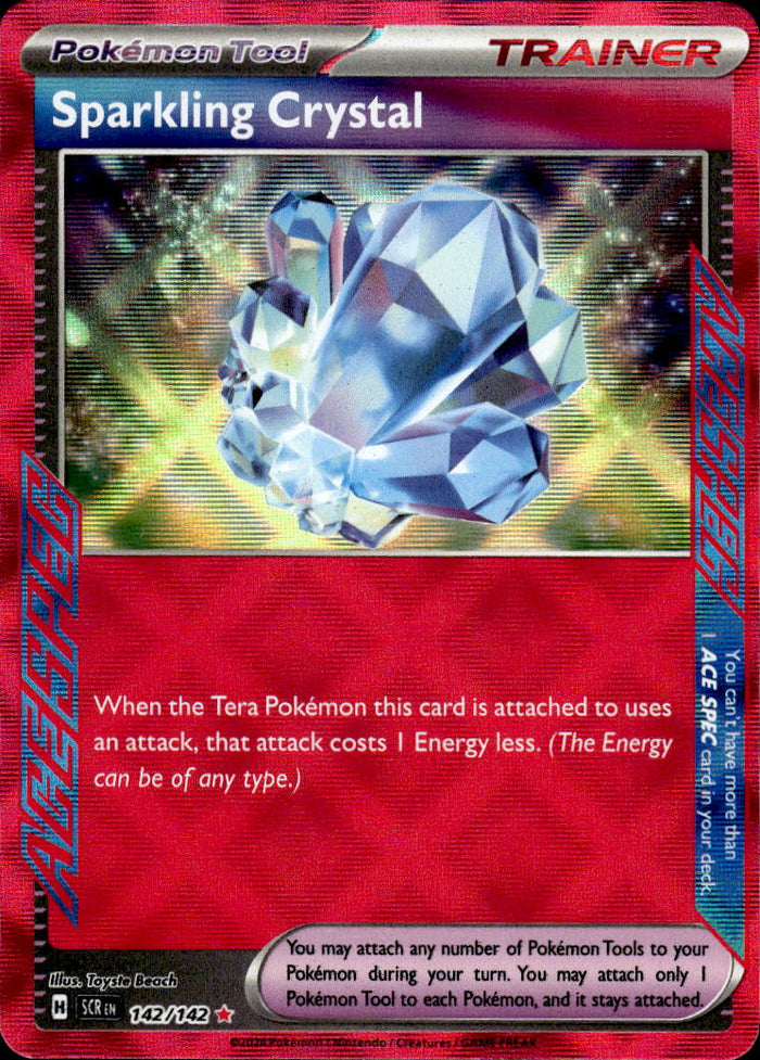 Pokemon TCG SV7: Stellar Crown #142/142 Sparkling Crystal Pokemon TCG SV7: Stellar Crown #142/142 Sparkling Crystal