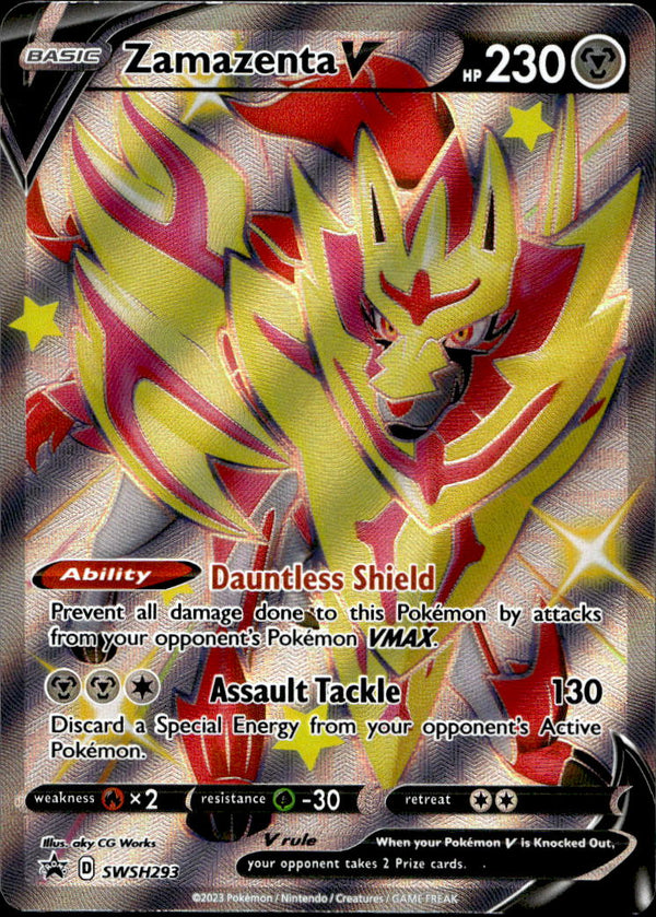 Pokemon TCG SWSH: Sword & Shield Promo Cards #SWSH293 Zamazenta V