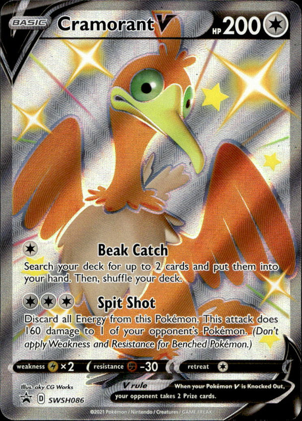 Pokemon TCG SWSH: Sword & Shield Promo Cards #SWSH086 Cramorant V