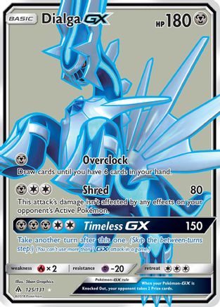Dialga GX 125/131 - Holofoil SM Forbidden Light - Ultra Rare