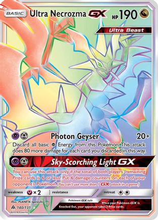 Ultra Necrozma GX 140/131 - Holofoil SM Forbidden Light - Secret Rare