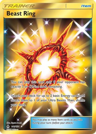 Beast Ring (Secret) 141/131 - Holofoil SM Forbidden Light - Secret Rare