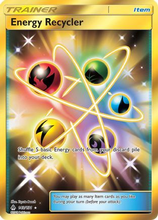 Energy Recycler (Secret) 143/131 - Holofoil SM  Forbidden Light - Secret Rare