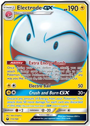 Electrode GX (Full Art) 155/168 - Holofoil SM Celestial Storm - Ultra Rare