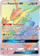 Rayquaza GX (Secret) 177/168 - Holofoil SM  Celestial Storm - Secret Rare