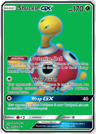 Shuckle GX (Full Art) 195/214 - Holofoil SM Lost Thunder - Ultra Rare