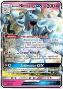 Alolan Ninetales GX 132/214 - Holofoil SM  Lost Thunder - Ultra Rare