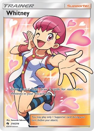 Whitney (Full Art) 214/214 - Holofoil SM  Lost Thunder - Ultra Rare