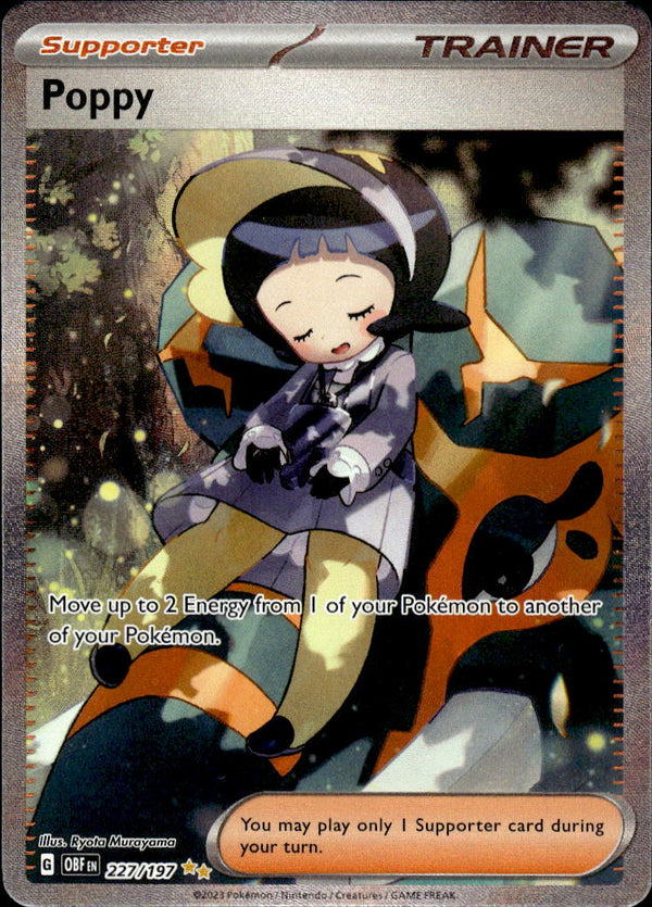 Pokemon TCG SV3: Obsidian Flames #227/197 Poppy