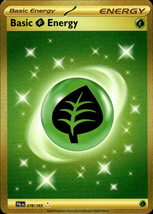 Pokemon TCG SV2: Paldea Evolved #278/193 Basic Grass Energy