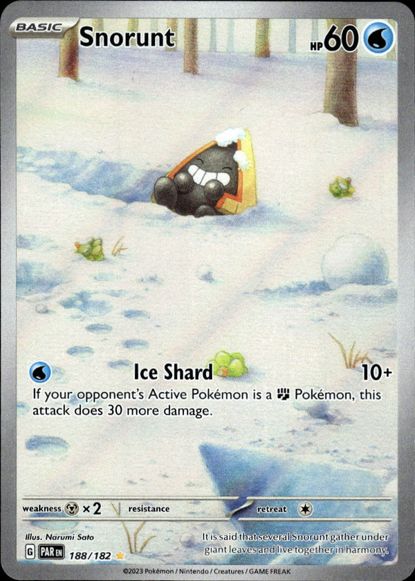 Pokemon TCG SV4: Paradox Rift #188/182 Snorunt