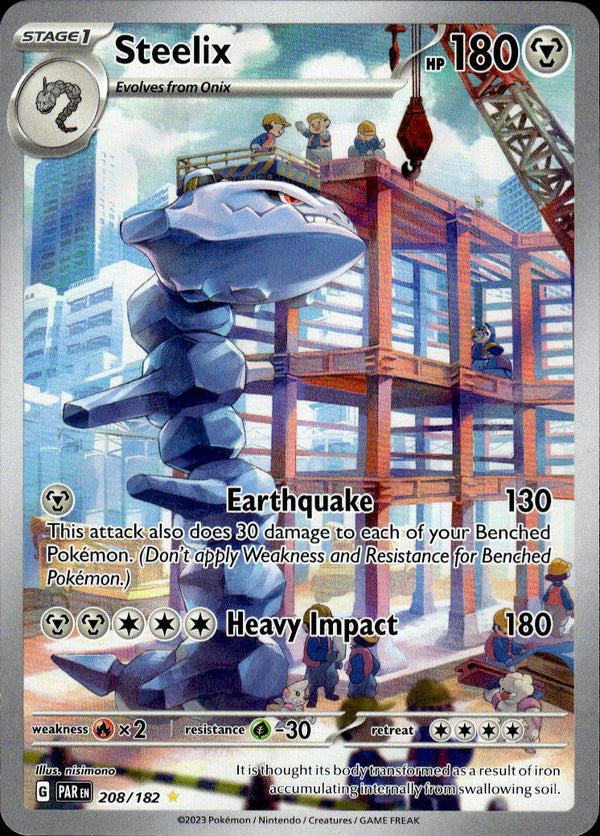 Pokemon TCG SV4: Paradox Rift #208/182 Steelix