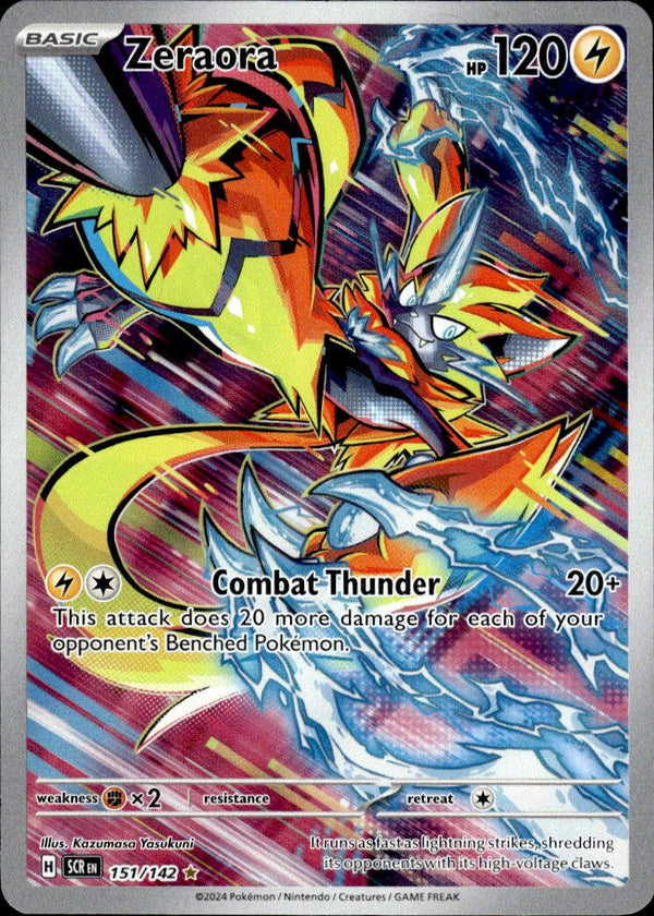 Pokemon TCG SV7: Stellar Crown #151/142 Zeraora