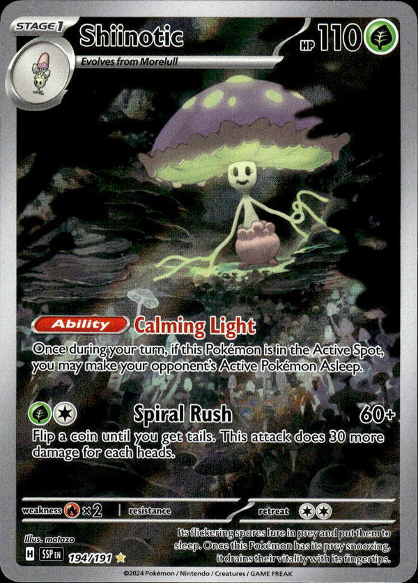 Pokemon TCG SV8: Surging Sparks #194/191 Shiinotic
