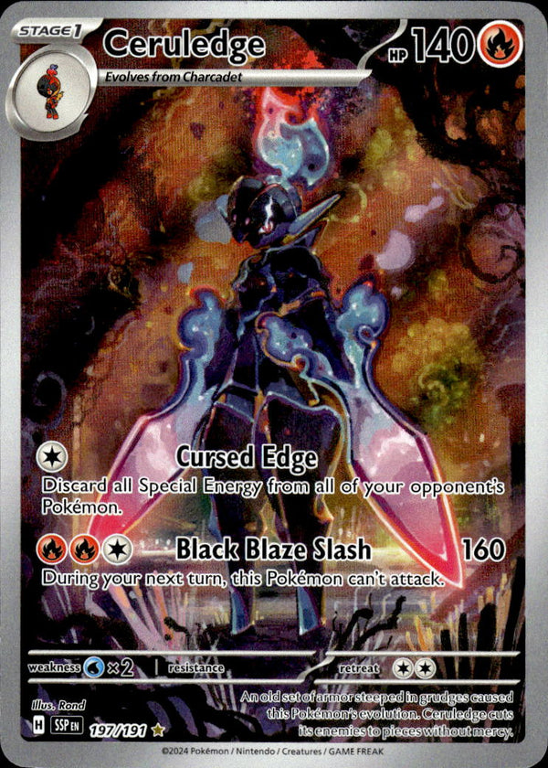 Pokemon TCG SV8: Surging Sparks #197/191 Ceruledge