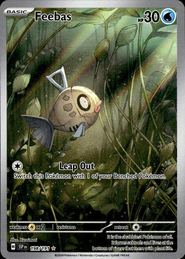 Pokemon TCG SV8: Surging Sparks #198/191 Feebas