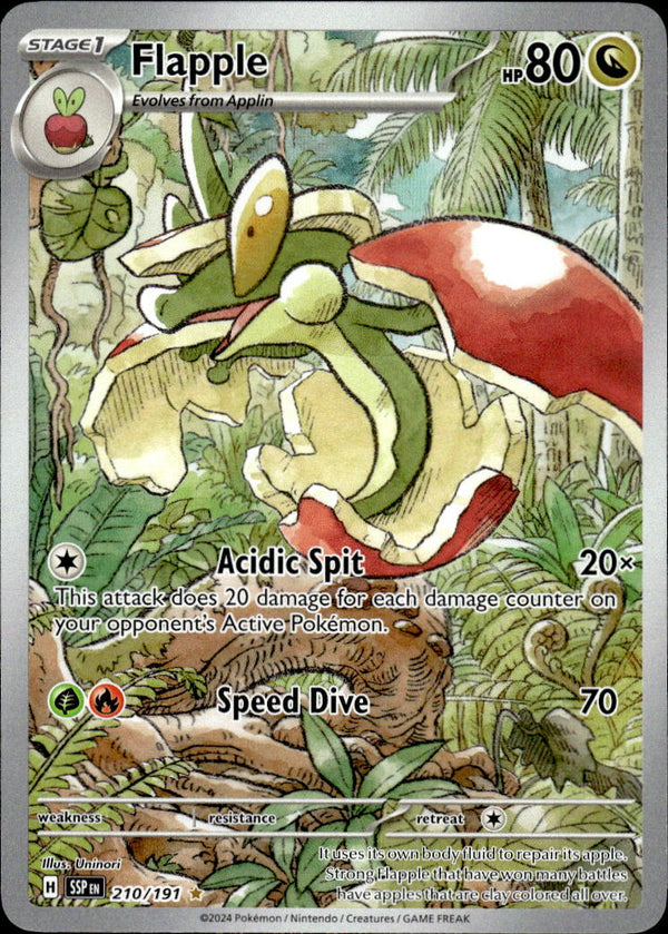 Pokemon TCG SV8: Surging Sparks #210/191 Flapple