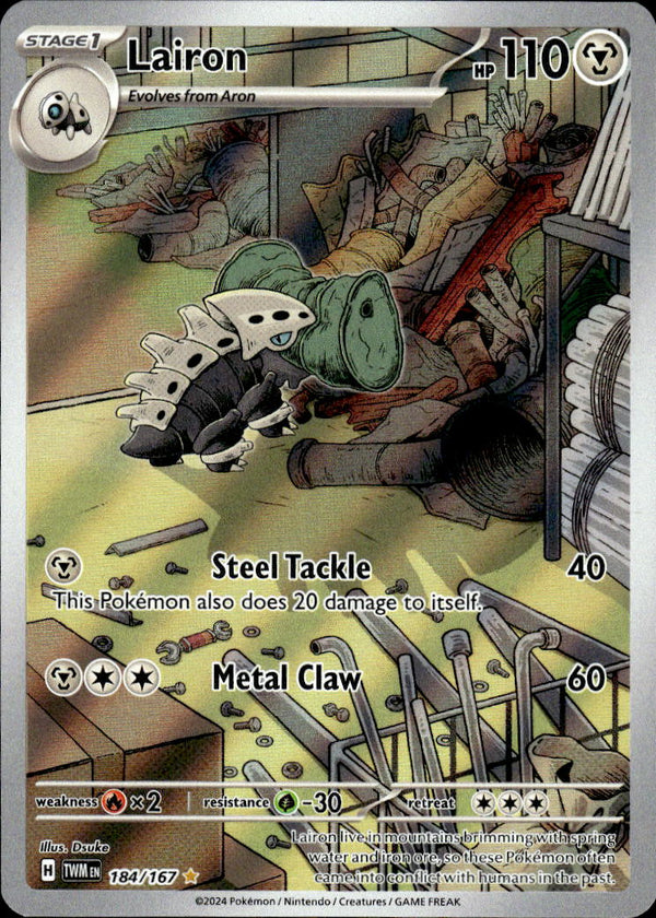 Pokemon TCG SV6: Twilight Masquerade #184/167 Lairon