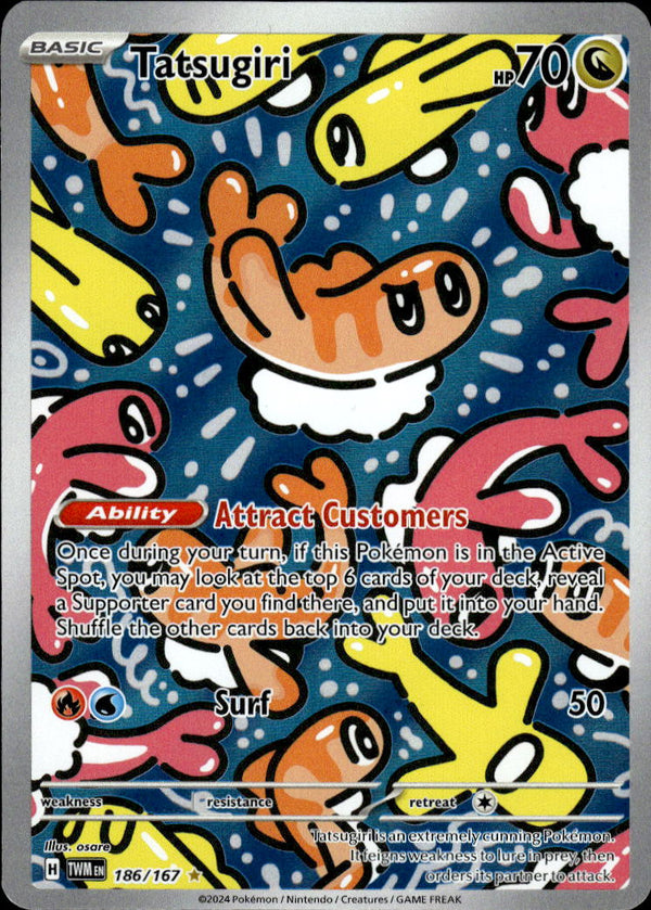 Pokemon TCG SV6: Twilight Masquerade #186/167 Tatsugiri