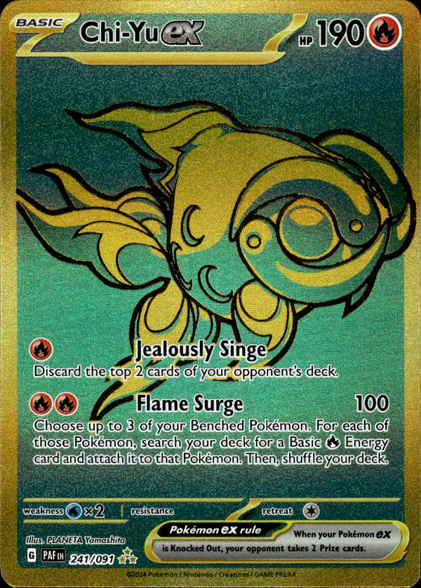 Pokemon TCG SV4.5: Paldean Fates #241/091 Chi-Yu ex
