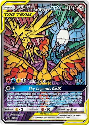 Moltres & Zapdos & Articuno GX SM210/248 - Holofoil SM Promos - Promo