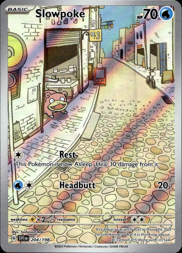 Pokemon TCG SV1: Scarlet & Violet Base Set #204/198 Slowpoke