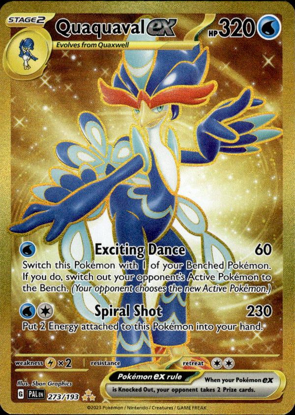 Pokemon TCG SV2: Paldea Evolved #273/193 Quaquaval ex