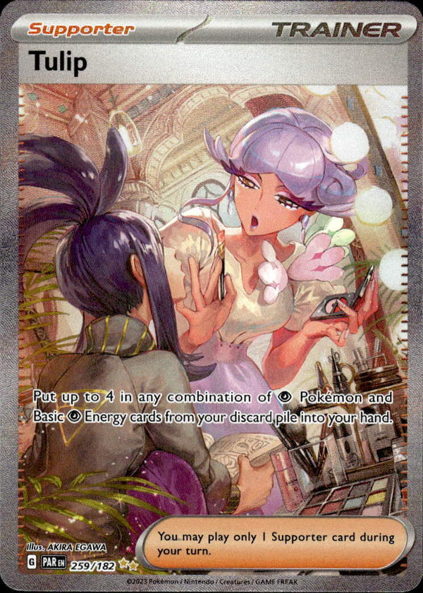 Pokemon TCG SV4: Paradox Rift #259/182 Tulip