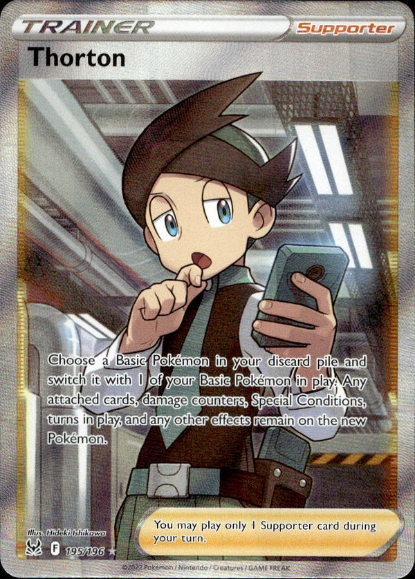 Pokemon TCG SWSH: Lost Origin #195/196 Thorton