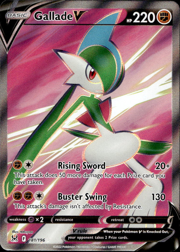 Pokemon TCG SWSH: Lost Origin #181/196 Gallade V