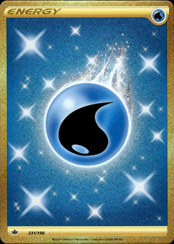 Pokemon TCG SWSH: Chilling Reign #231/198 Water Energy