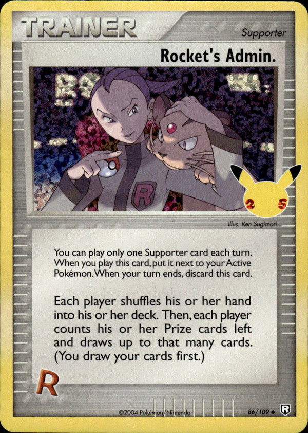 Pokemon TCG SWSH: Celebrations: Classic Collection #86/109 Rocket's Admin