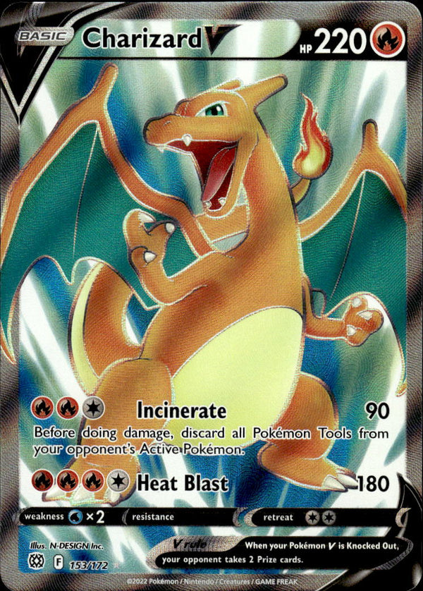 Pokemon TCG SWSH: Brilliant Stars #153/172 Charizard V
