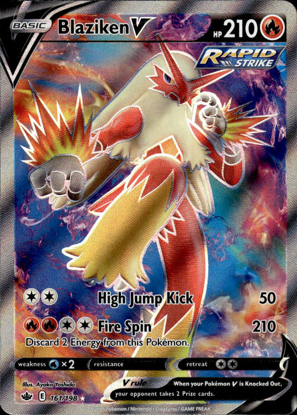 Pokemon TCG SWSH: Chilling Reign #161/198 Blaziken V