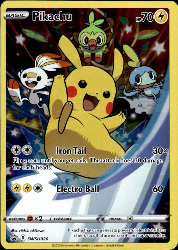 Pokemon TCG SWSH: Sword & Shield Promo Cards #SWSH020 Pikachu