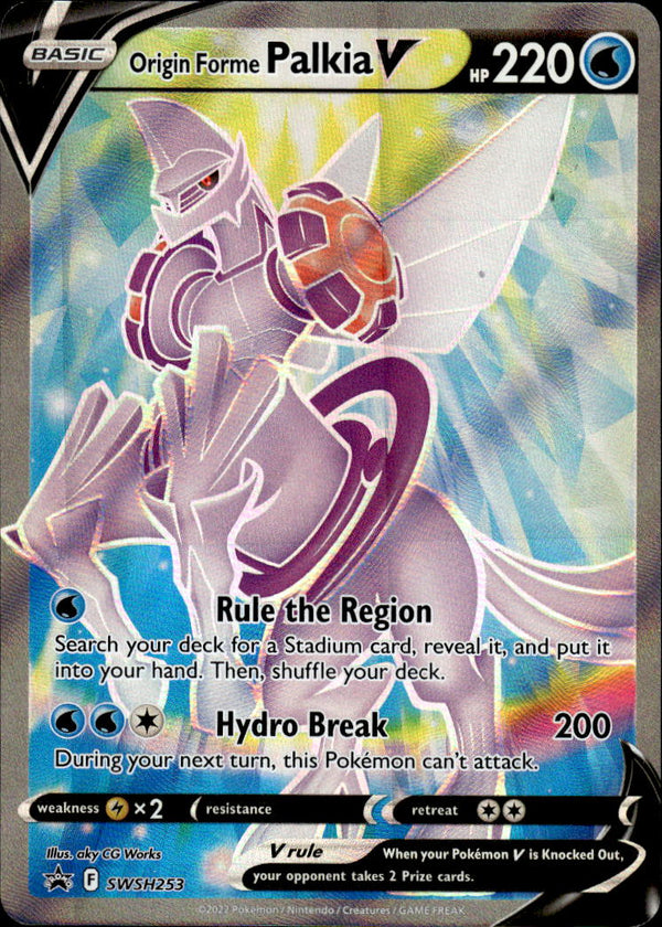 Pokemon TCG SWSH: Sword & Shield Promo Cards #SWSH253 Origin Forme Palkia V