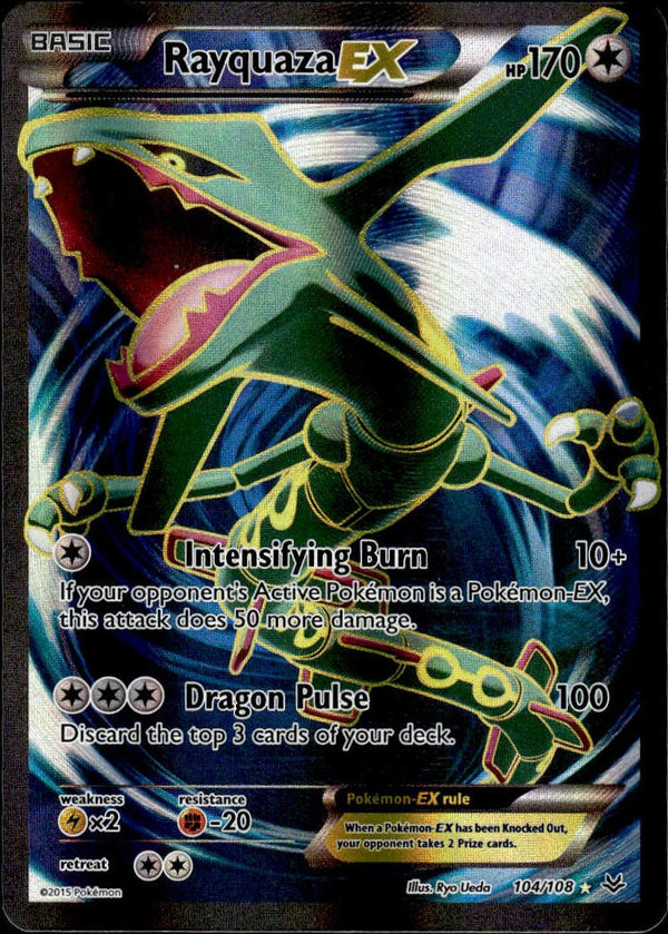 Pokemon TCG XY: Roaring Skies #104/108 Rayquaza EX