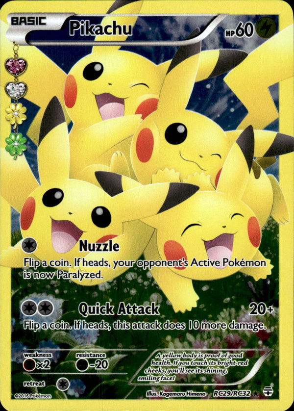 Pokemon TCG XY: Generations Radiant Collection #RC29/RC32 Pikachu