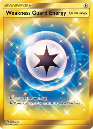 Weakness Guard Energy (Secret) 258/236 - Holofoil SM Unified Minds - Secret Rare
