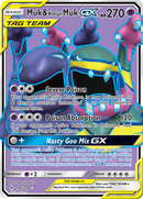 Muk & Alolan Muk GX 196/214 - Holofoil SM  Unbroken Bonds - Ultra Rare