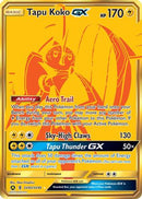 Tapu Koko GX SV93 - Holofoil Hidden Fates Shiny Vault - Shiny Holo Rare