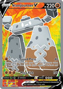 Stonjourner V (Full Art) 193/202 - Holofoil SWSH01 Sword & Shield Base Set - Ultra Rare