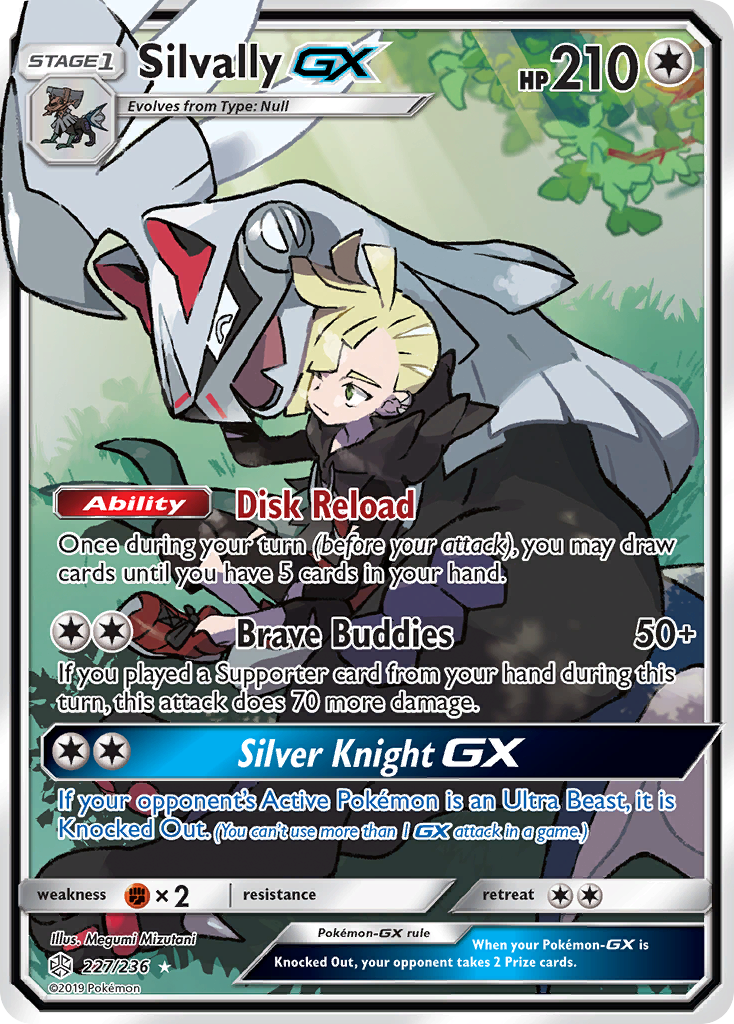 Silvally GX (Full Art) 227/236 - Holofoil SM Cosmic Eclipse - Ultra Rare